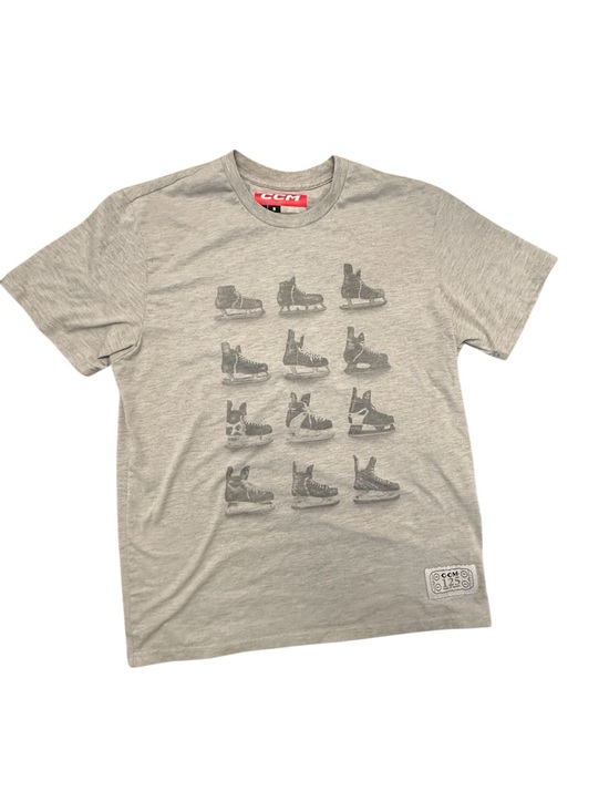 CCM Other - CCM Men's Light Gray Hockey Skate Graphic Tee Mens Medium